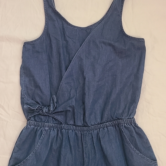 Cat&Jack Girls XL Jean Romper - Picture 4 of 6